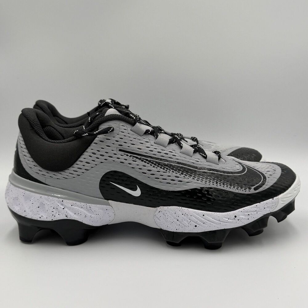 Nike Alpha Huarache Elite 4 MCS Baseball Cleat Smoke Grey FD6221-002 Men’s Sz 11